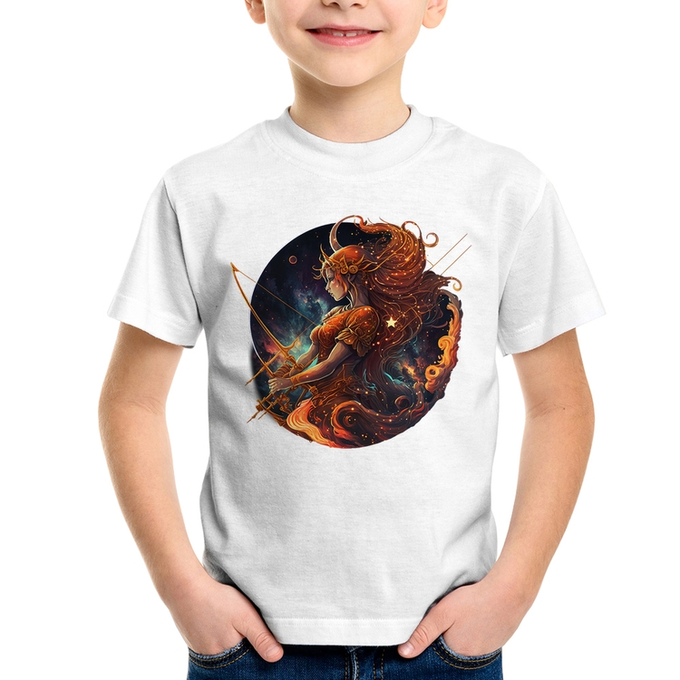 Camiseta Infantil Sagitário Sígno