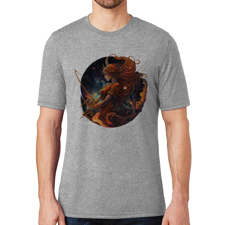 Camiseta Sagitário Sígno - Cinza