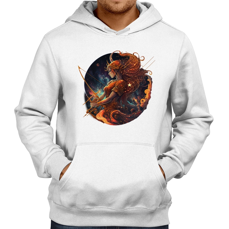 Moletom Sagitário Sígno - Branco