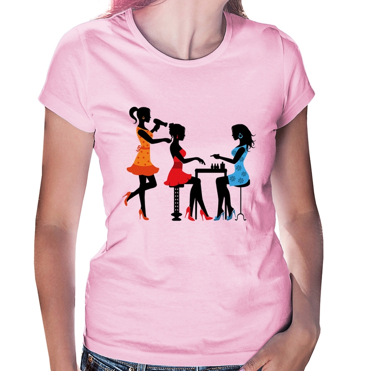 Baby Look Salão de Beleza Cabeleireira e Manicure - Rosa Bebê