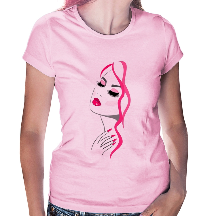 Baby Look Salão De Beleza Maquiagem - Rosa Bebê