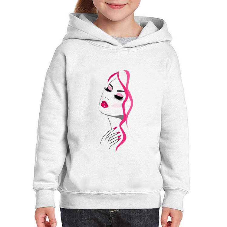 Moletom Infantil Salão De Beleza Maquiagem