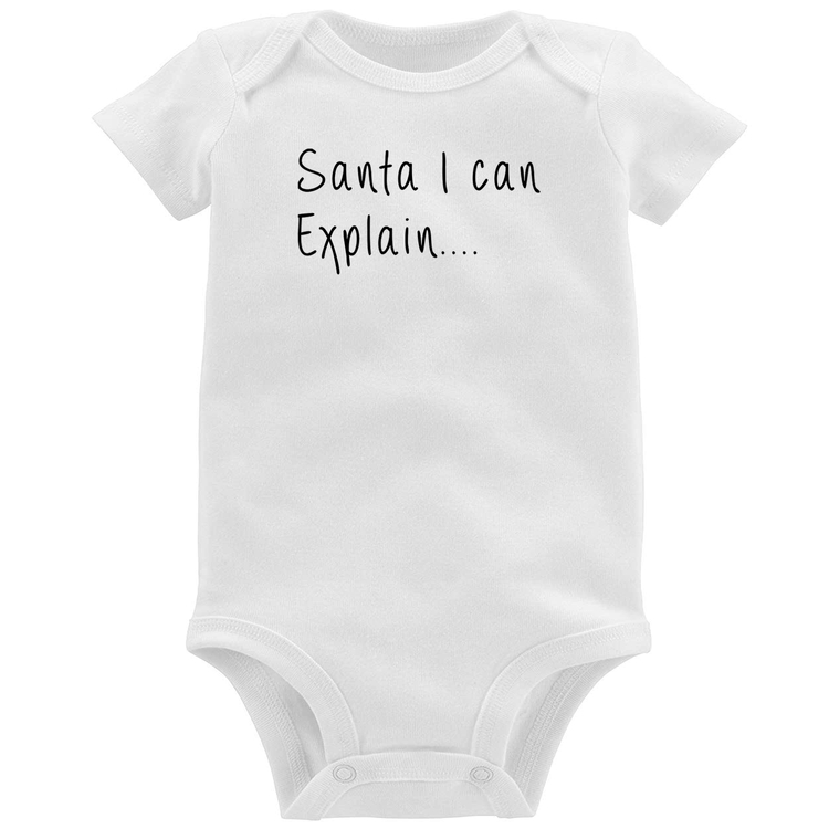 Body Bebê Santa I can explain