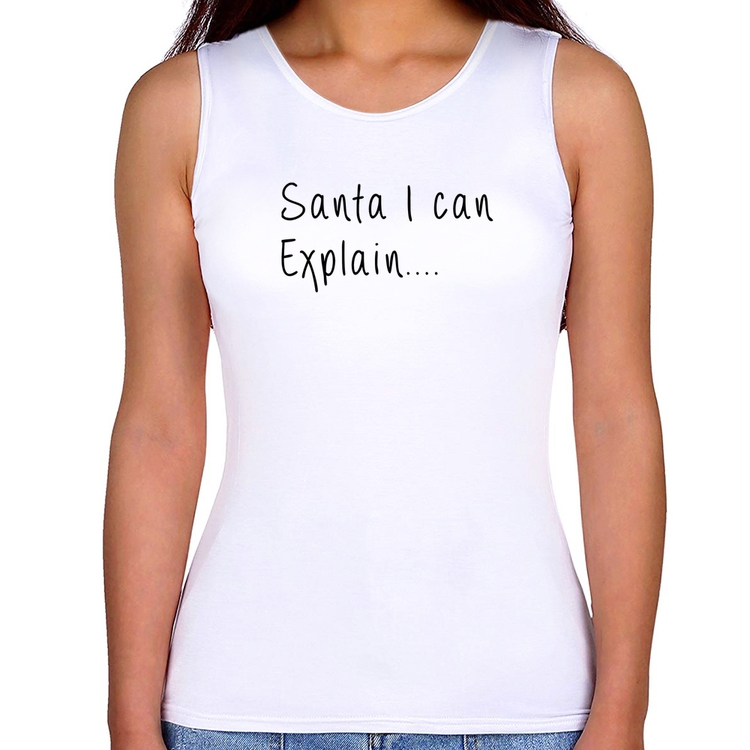 Regata Feminina Santa I can explain