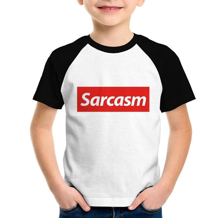 Camiseta Raglan Infantil Sarcasm