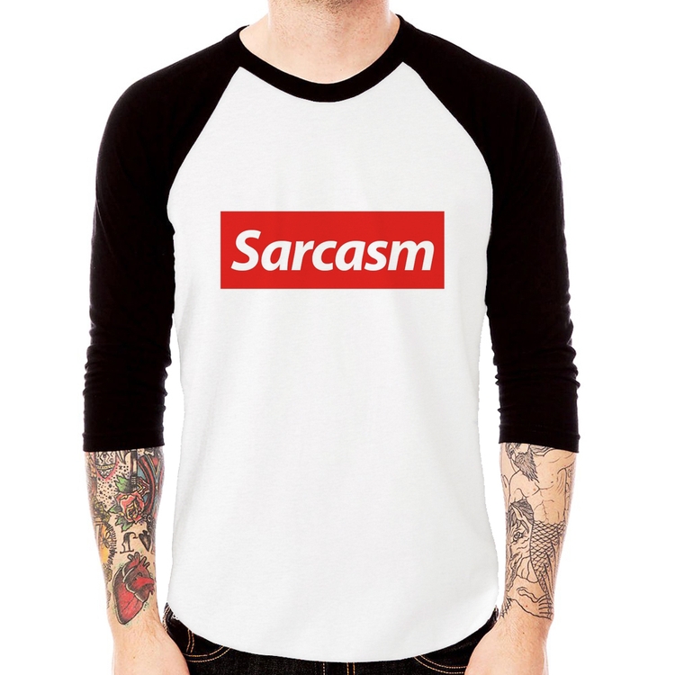 Camiseta Raglan Sarcasm Manga 3/4