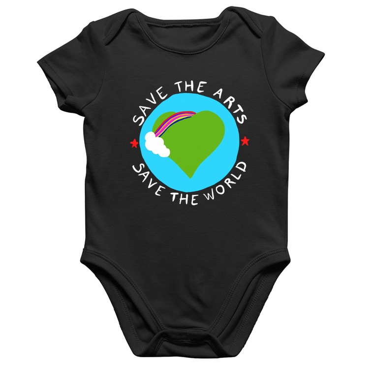 Body Bebê Algodão Save The Arts Save The World