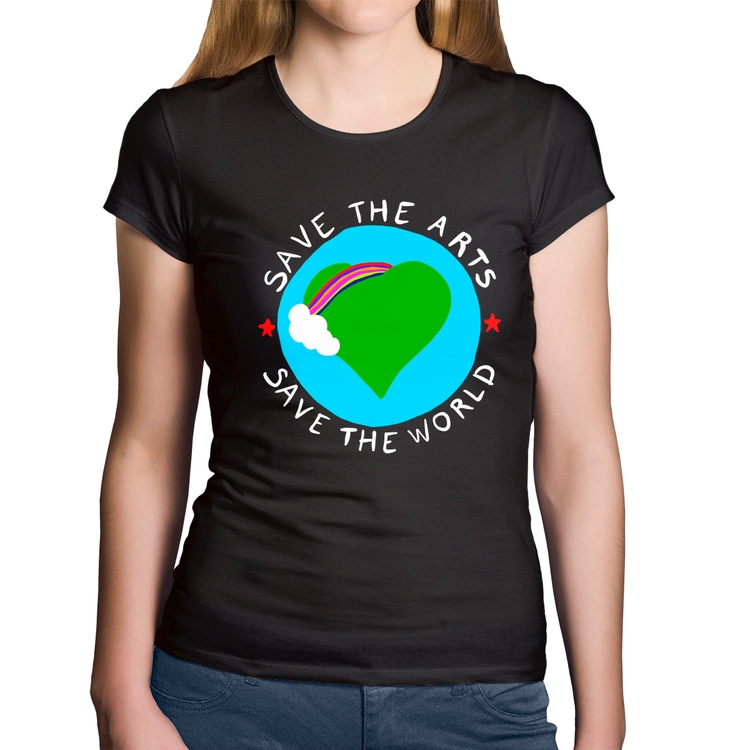 Baby Look Algodão Save The Arts Save The World