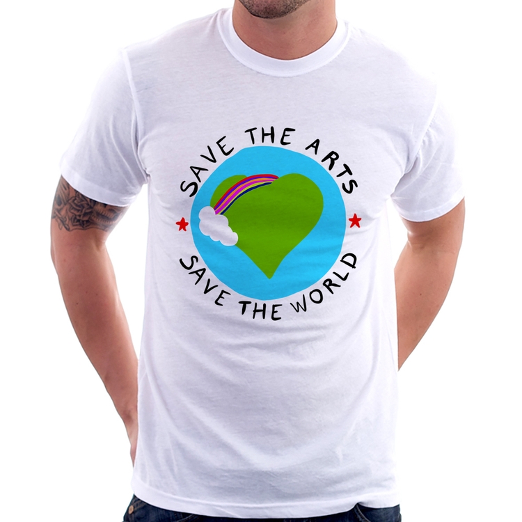 Camiseta Save The Arts Save The World