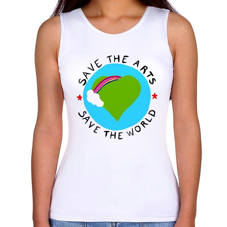 Regata Feminina Save The Arts Save The World