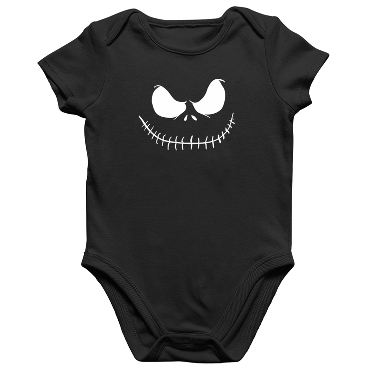 Body Bebê Algodão Scare Face