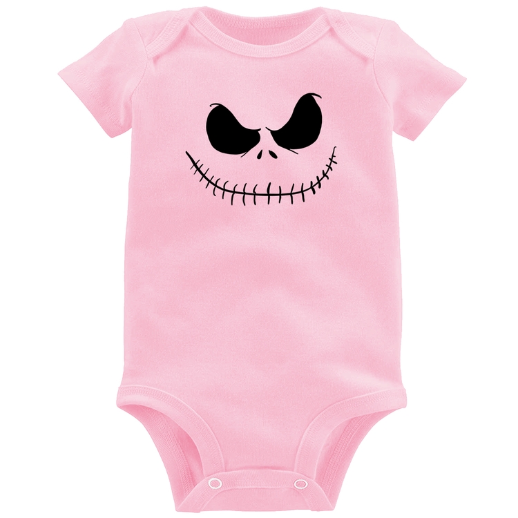Body Bebê Scare Face - Rosa Bebê