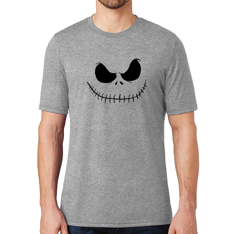 Camiseta Scare Face - Cinza