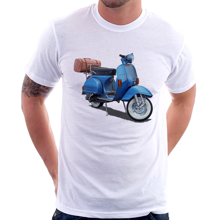 Camiseta Scooter Azul