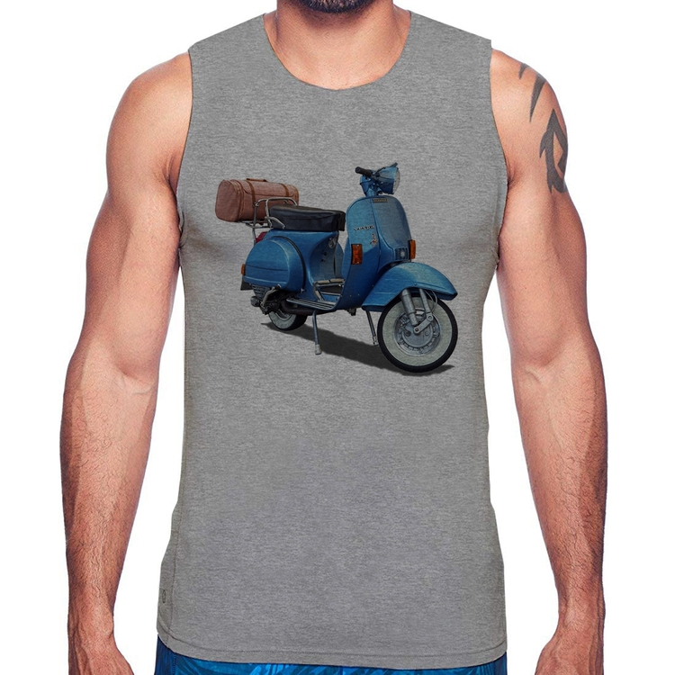 Regata Scooter Azul - Cinza