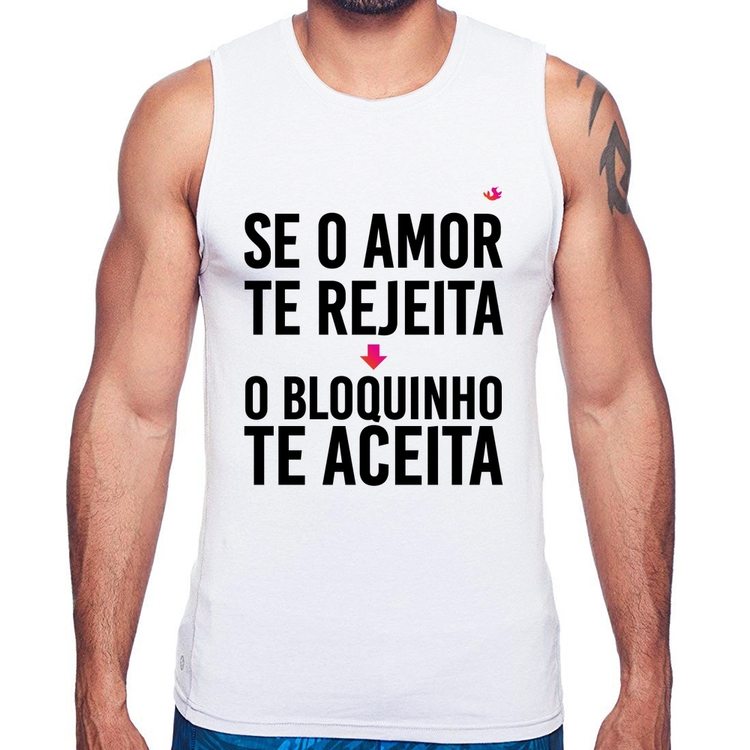 Regata Se o amor te rejeita, o bloquinho te aceita