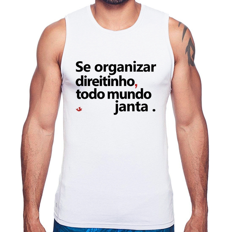Regata Se organizar direitinho, todo mundo janta