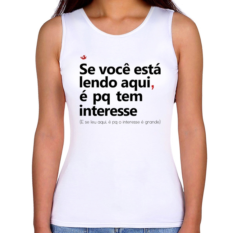 Regata Feminina Se você está lendo aqui é pq tem interesse