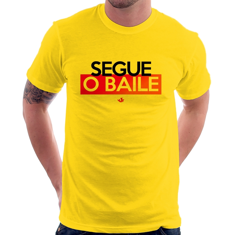 Camiseta Segue o baile - Amarela