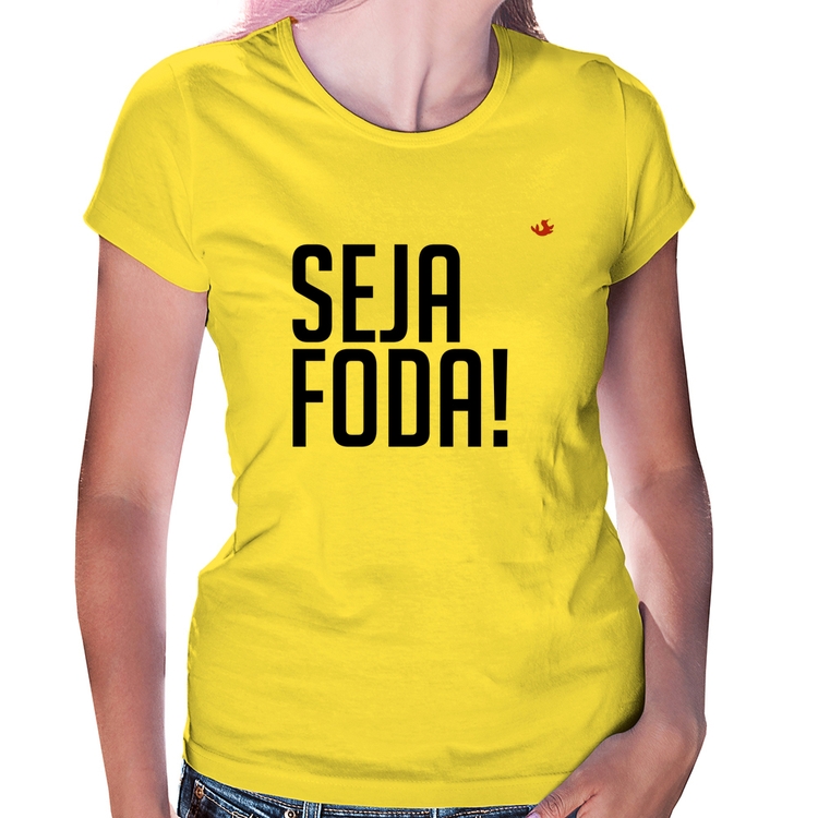 Baby Look Seja foda! - Amarela