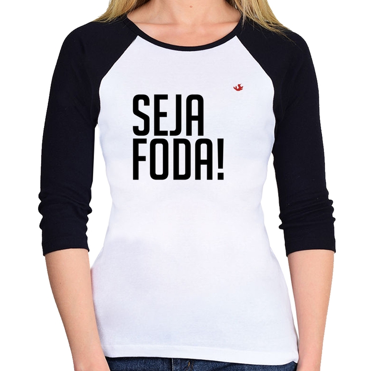 Baby Look Raglan Seja foda! Manga 3/4