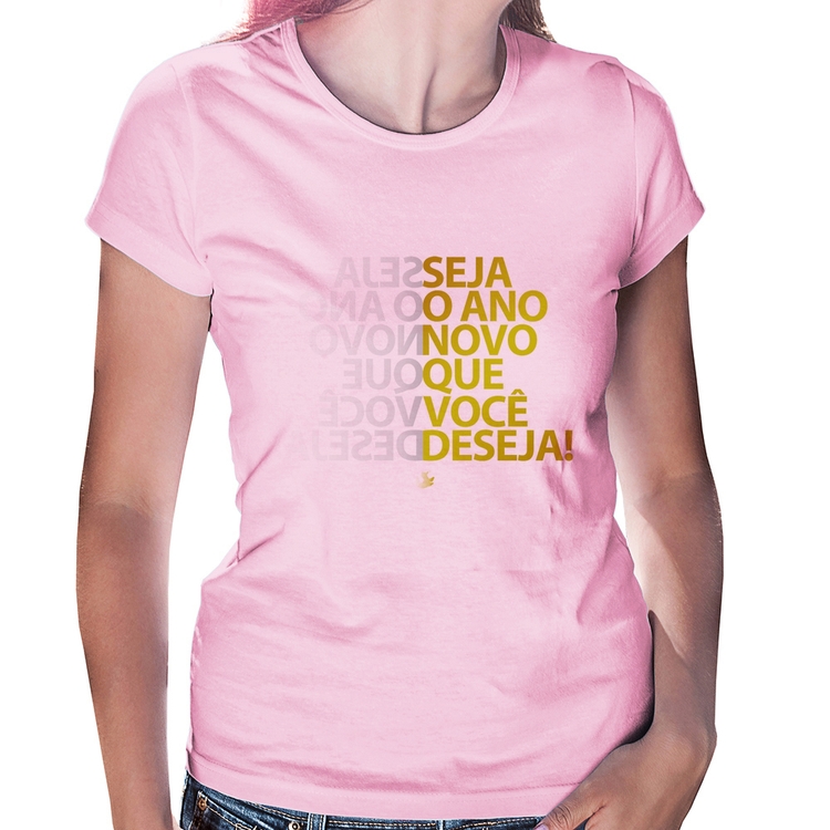 Baby Look Seja o ano novo que você deseja! - Rosa Bebê