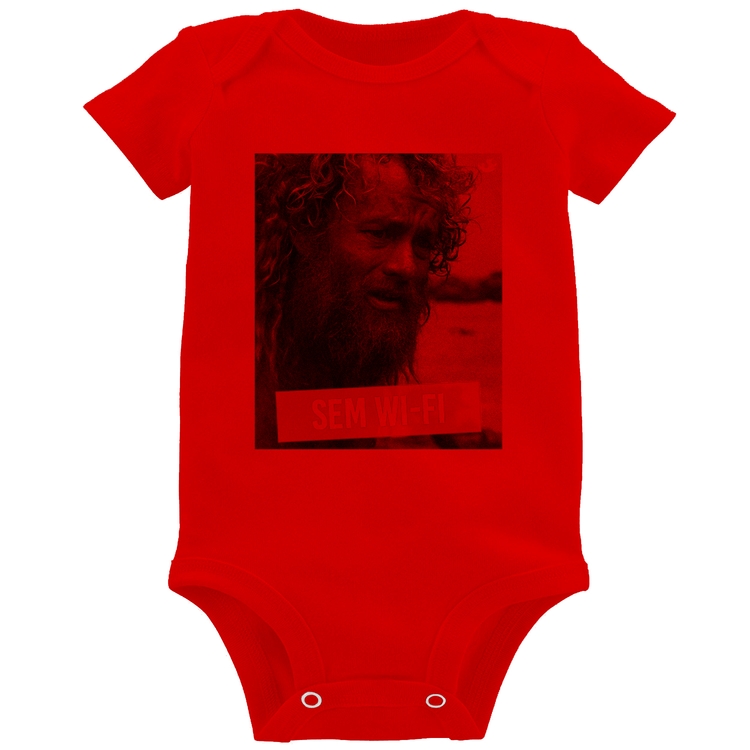 Body Bebê Sem Wi-Fi - Vermelho