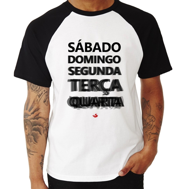 Camiseta Raglan Semana do carnaval