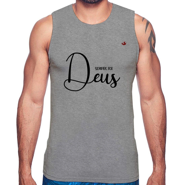 Regata Sempre foi Deus - Cinza