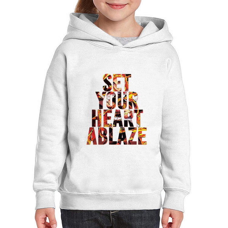 Moletom Infantil Set your heart ablaze