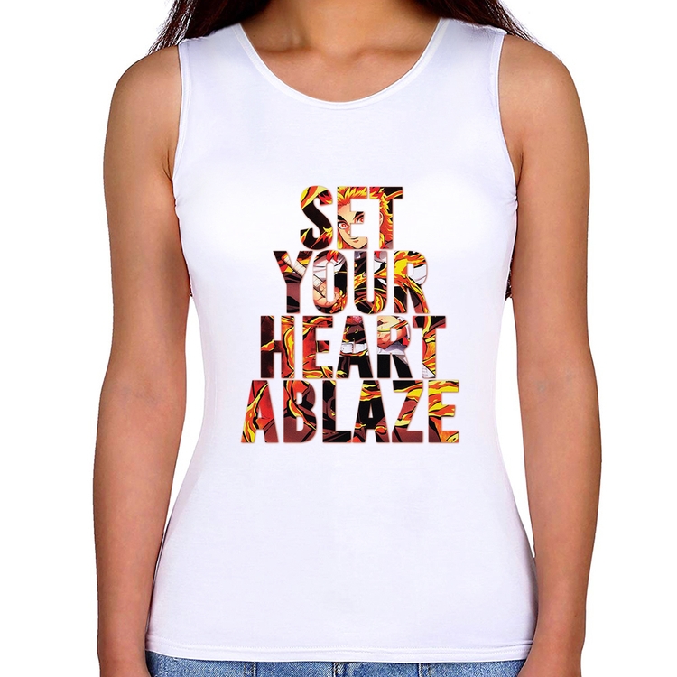 Regata Feminina Set your heart ablaze