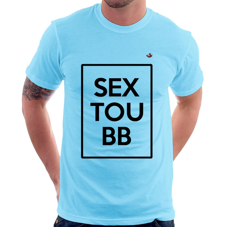 Camiseta Sextou BB - Azul Bebê