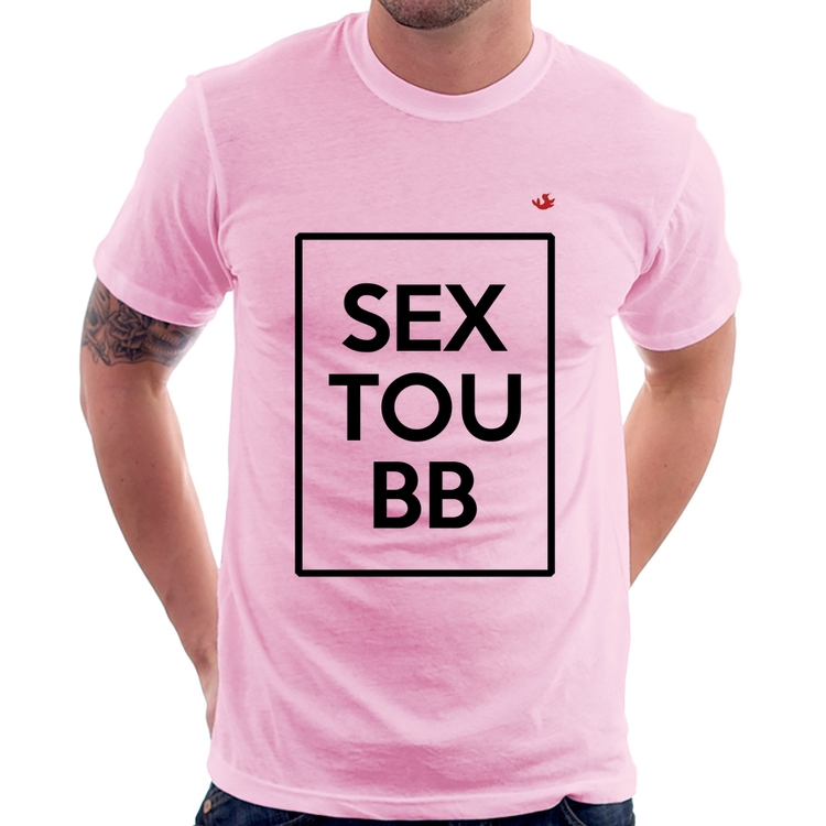 Camiseta Sextou BB - Rosa Bebê