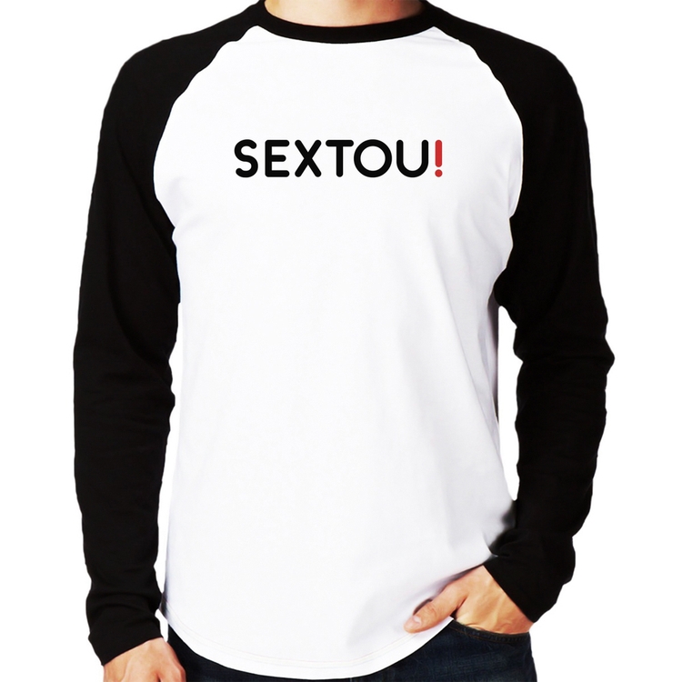 Camiseta Raglan Sextou! Manga Longa