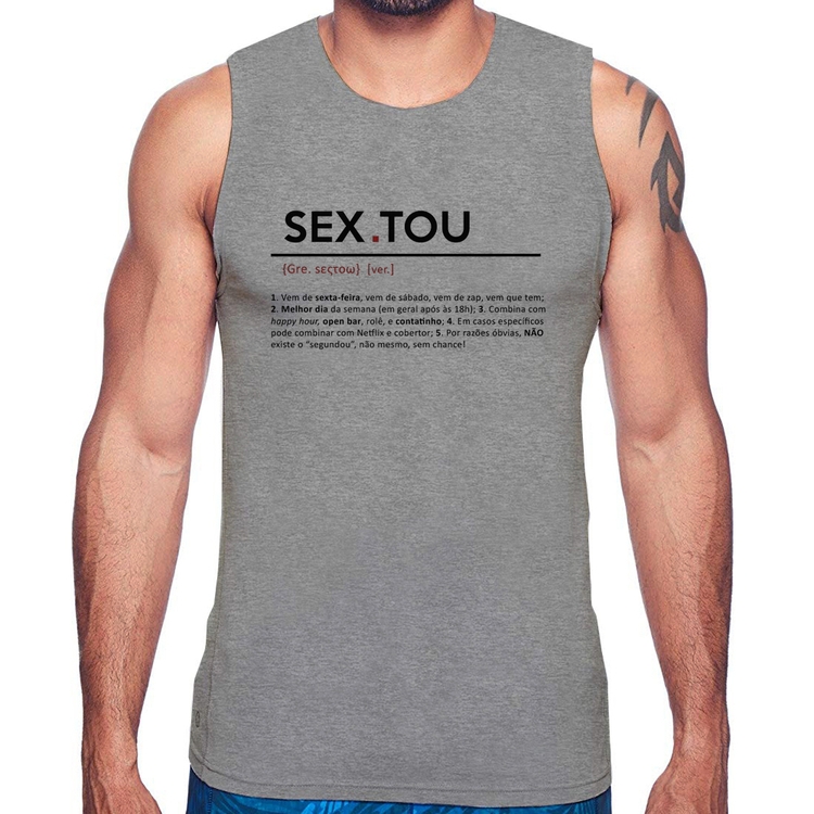 Regata Sextou Definição - Cinza