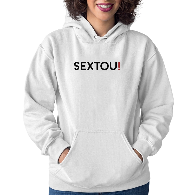 Moletom Feminino Sextou! - Branco