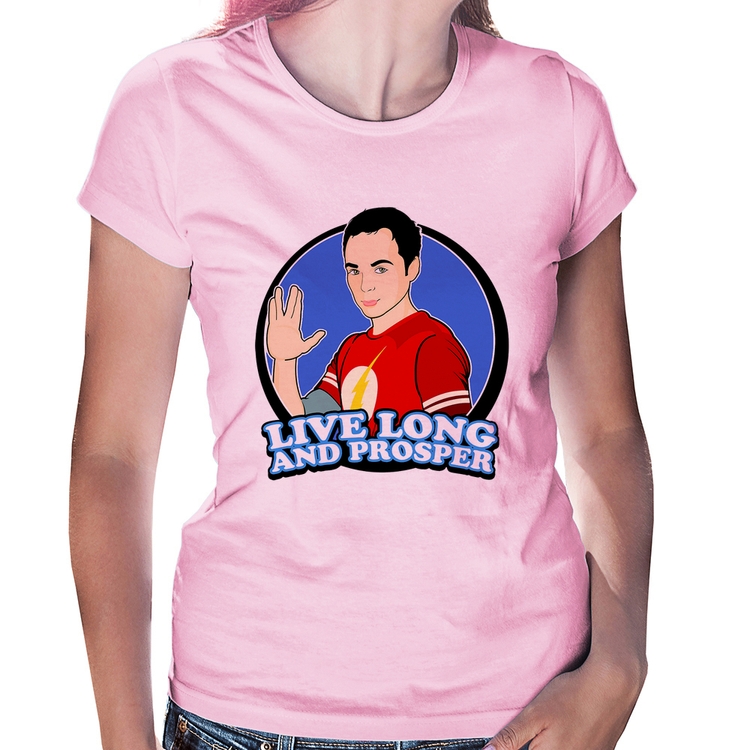 Baby Look Sheldon Spock - Rosa Bebê