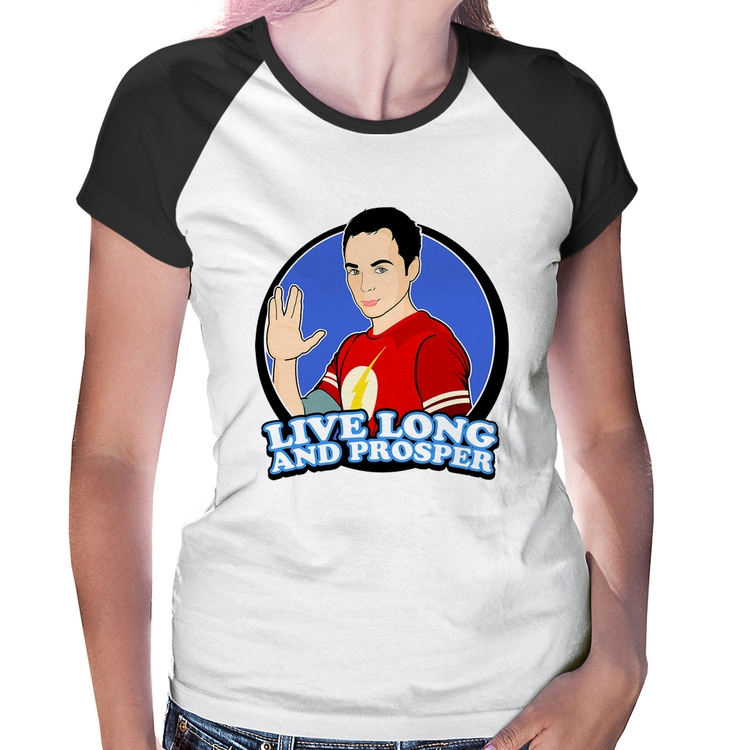 Baby Look Raglan Sheldon Spock