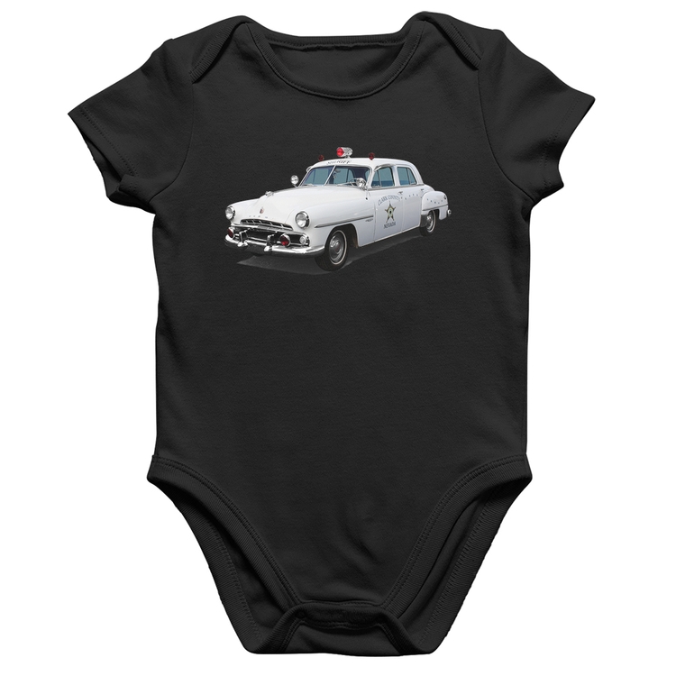 Body Bebê Algodão Sheriff Car