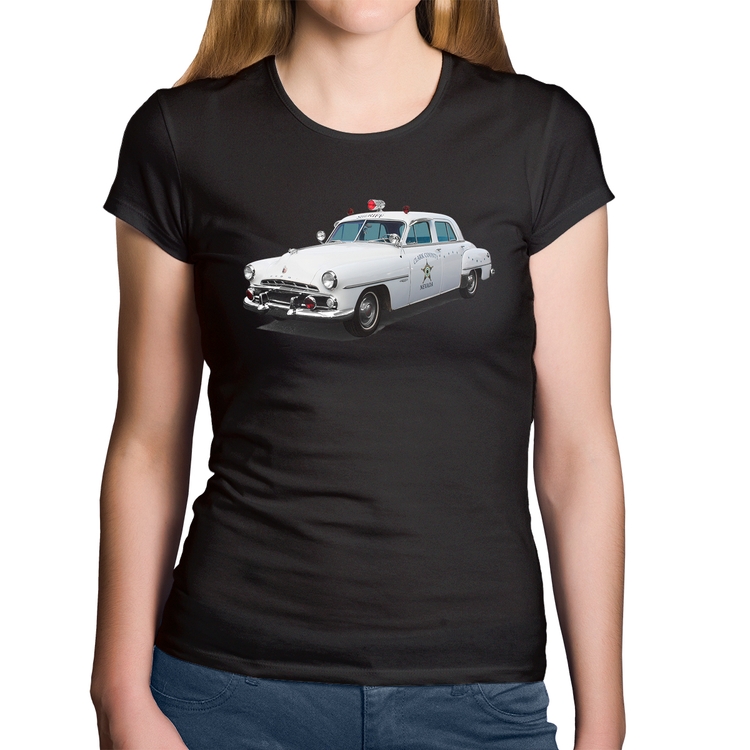 Baby Look Algodão Sheriff Car