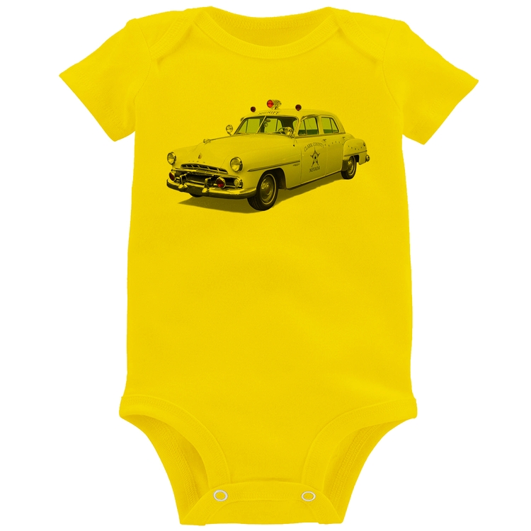 Body Bebê Sheriff Car - Amarelo