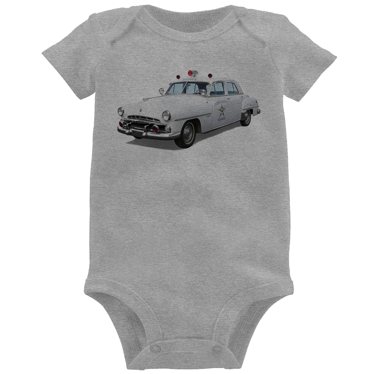Body Bebê Sheriff Car - Cinza
