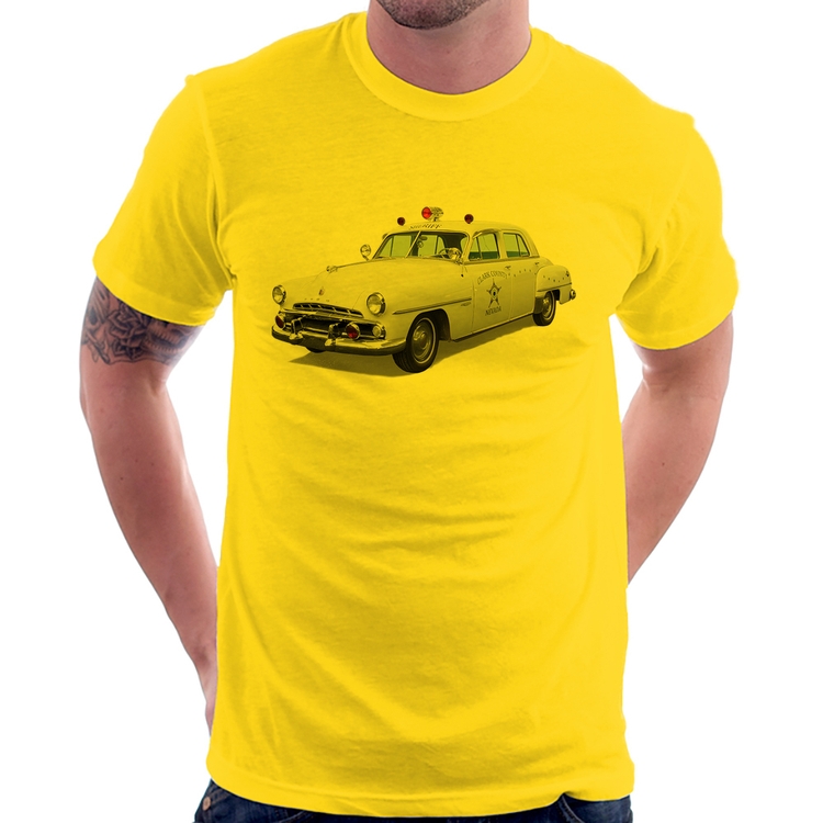Camiseta Sheriff Car - Amarela