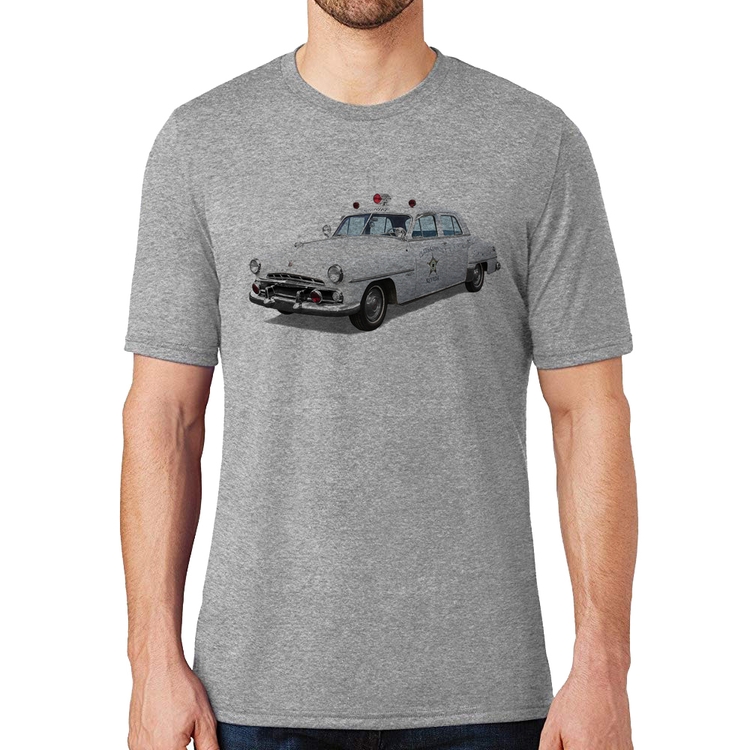Camiseta Sheriff Car - Cinza
