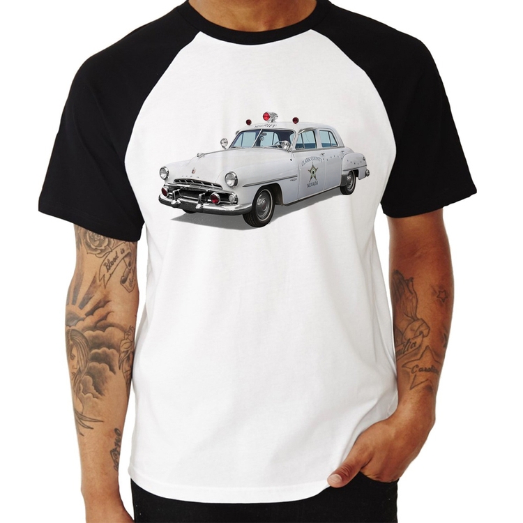 Camiseta Raglan Sheriff Car