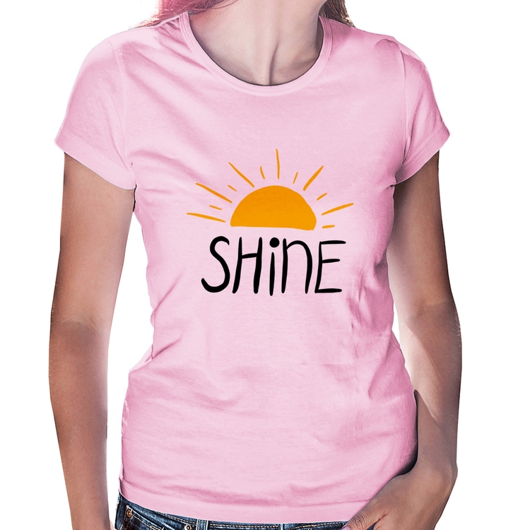 Baby Look Shine - Rosa Bebê