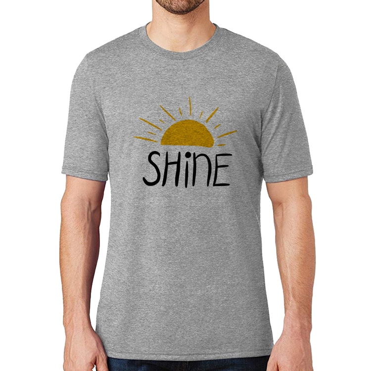 Camiseta Shine - Cinza
