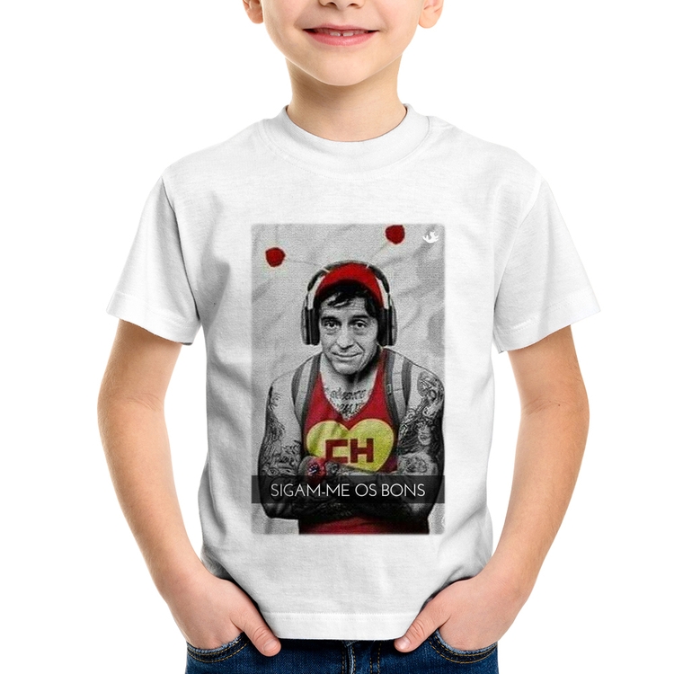 Camiseta Infantil Sigam-me os bons