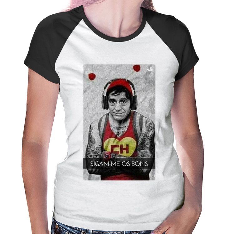 Baby Look Raglan Sigam-me os bons
