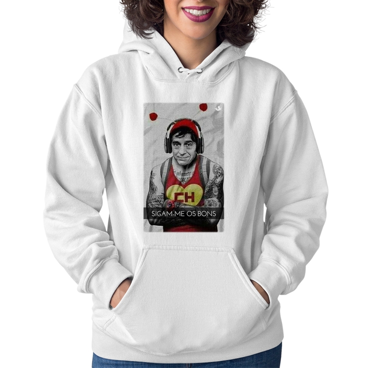 Moletom Feminino Sigam-me os bons - Branco